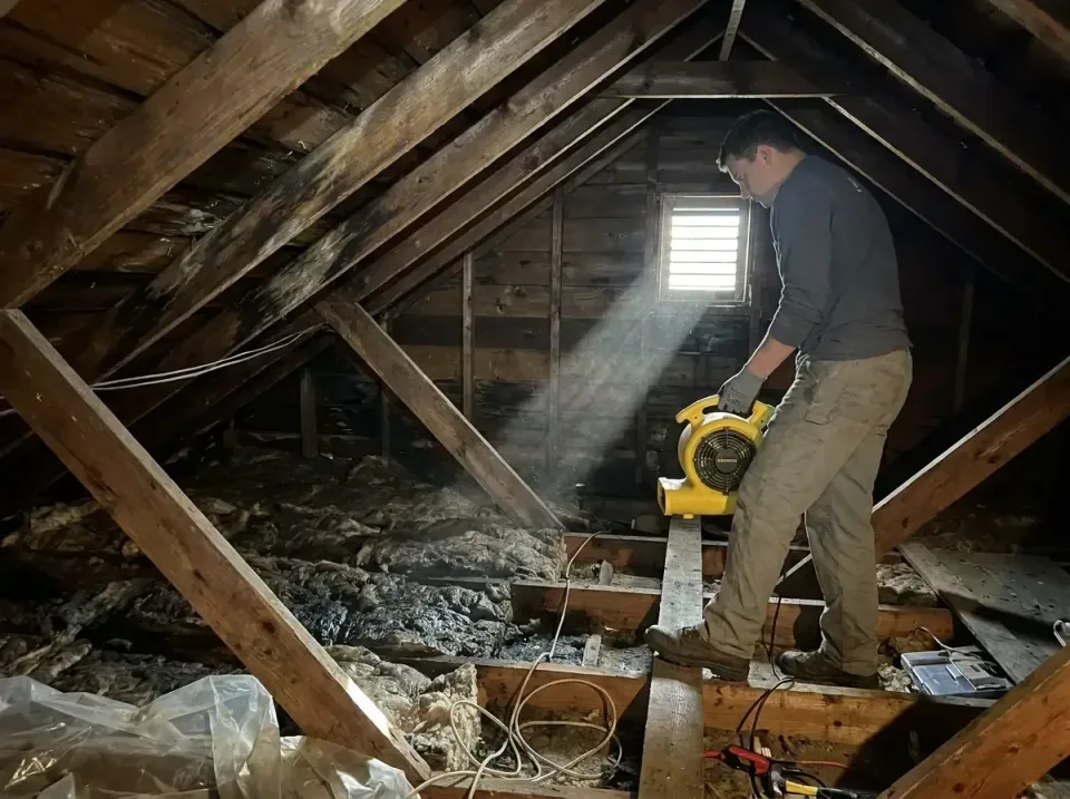 attic-water-damage-drying-proc-007 — frequently asked questions, Emergency Water Extraction & 24/7 Flood Response in Pine Be…